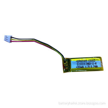 Lithium Polymer Battery cell GSP601435 for GPS navigator, UN/UL certificated